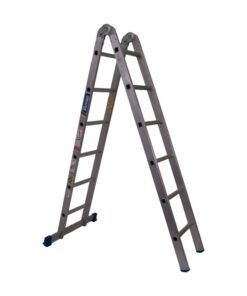 Aluminium Dual Purpose Ladder - 6 Steps - Double Sided - 3.65m