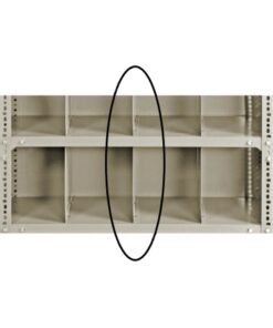 Bolted Shelving Steel Shelf Divider - Uni-Angle - Painted - 15.2 x 30.5 cm