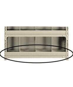Bolted Shelving Steel Bin Front - Kick Plate - Uni-Angle - 914 x 100mm - Painted