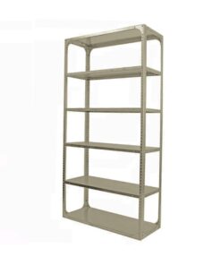 Bolted Shelving Steel Bay 6 Shelves - Uni-Angle - Six Shelf Kit - Painted - 304.8 x 91.4 x 61 cm