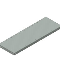 Bolted Shelving Steel Shelf - Uni-Angle - Galvanised - 91.4 x 76.2 cm