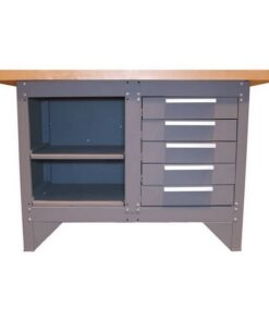 Senator Workbench - Steel - 5 Drawers - 2 Shelves - 137 x 50.8 x 86.5 cm