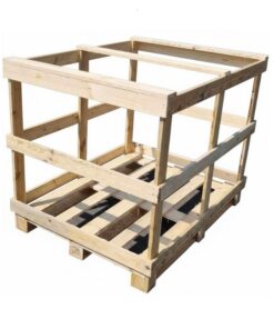 Skeleton Wooden Crate - 4 Way Entry - 120 x 100 x 100cm
