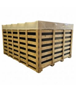 Slatted Wooden Crate - 2 Way Entry - 50 x 50 x 50cm