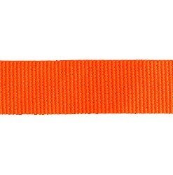 Petersham Ribbon – Solid Fluorescent Orange – 20mm x 20m roll