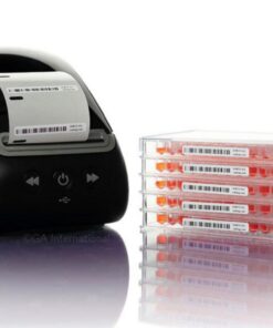 CryoSTUCK® labels for frozen surfaces 2" x 0.25" / 50.8mm x 6.4mm roll with 1000 labels