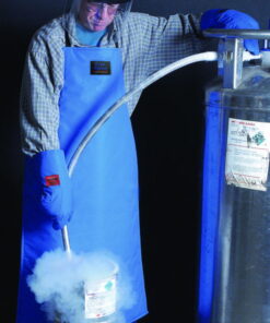 Cryo.Expert Cryo Protection Set – Gloves 400mm S, Face Shield, Apron, and Two Safety Labels