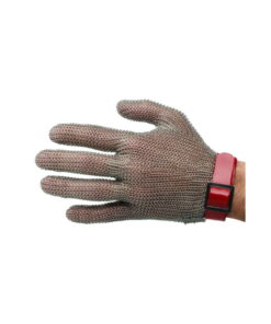 Manulatex 5-Finger Glove Without Cuff Size S, White, Reversible, With Polyurethane Strap - Press-Stud Fastening