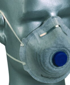 EKASTU Fine Dust Masks, Mandil COMBI/V With Cool Down Breath Valve Pack of 12 (FFP2)