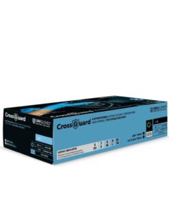 Nitrile gloves CROSSGUARD M (7-8) antimicrobial, blue, powder-free, pack of 100