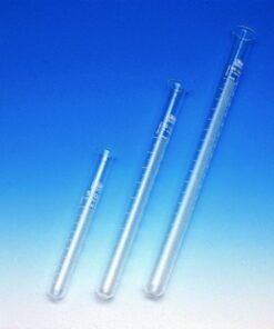 Hecht Test Tube 10:0.1 ml, Graduated Soda Glass, with Spout