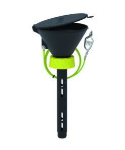Bohlender b.safe Funnel 130 S 60 – Ø 130 mm, Black, with Lance, Static‑Dissipative PE‑EX