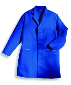 Uvex Men’s Laboratory Coat Eco, Size 40/42, Corn Blue, 100% Cotton, 1/1 Arm, Type 81105