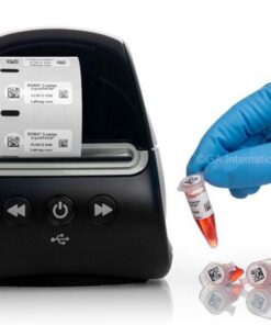 CryoSTUCK® labels for frozen surfaces 0.94" x 0.5" + 0.375" /23.9mm x 12.7mm + 9.5mm roll with 750 labels