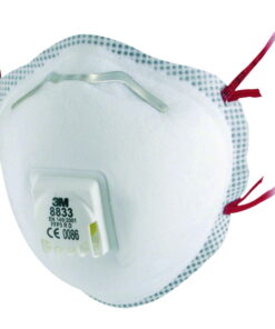 3M Respirator Masks 8000 Series, FFP 2 Preshaped, Pack of 20