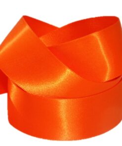DFS Tango Orange (25mm) Satin Ribbon