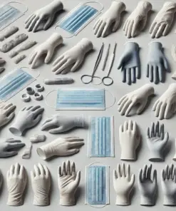 Honeywell KCL Dermatril P 743 Disposable Gloves – Size 8, Blue, Powder-Free, 280mm, strength 0.2mm, EN 388 & EN 374, Kat. III Certified (Pack of 50)