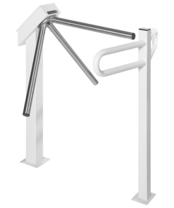 Supermarket Turnstile Powder Coated