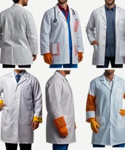acid resistant landau unisex Lab coat